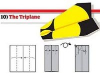 [回旋纸飞机的简单折法]回旋纸飞机的简单折法教程