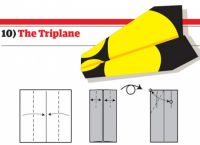 纸飞机飞得远的叠法:纸飞机飞得远的折法图解