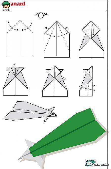 [纸飞机的折法]纸飞机的折法大全12种
