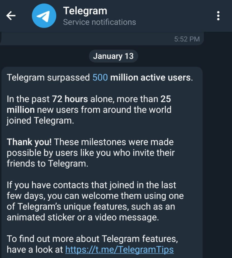 telegram隐私保护的简单介绍