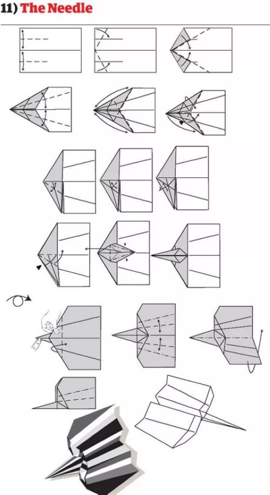 [TG纸飞机]twinjet纸飞机