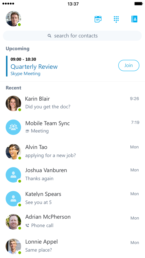 skype苹果版下载官网中文版:skype for iphone下载